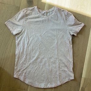 Lululemon Love Tee size 4 marbled pink